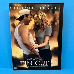 Tin Cup (DVD, 1996) Kevin Costner, Rene Russo | Romantic Sports Comedy Classic